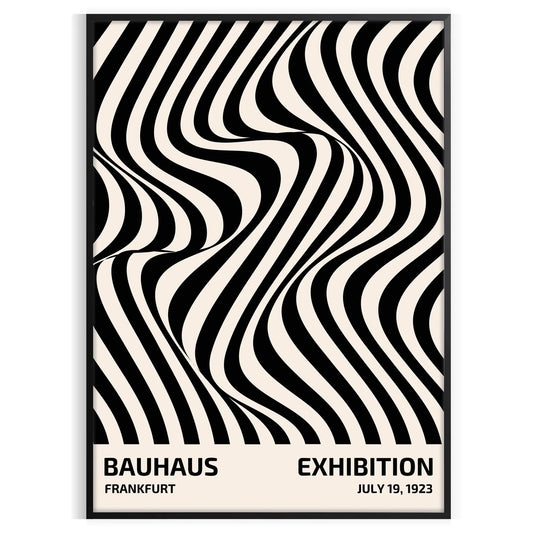 allure Bauhaus poster art trendy wall piece unique gift stylish addition home decor artwork modern design timeless elegance unframed options